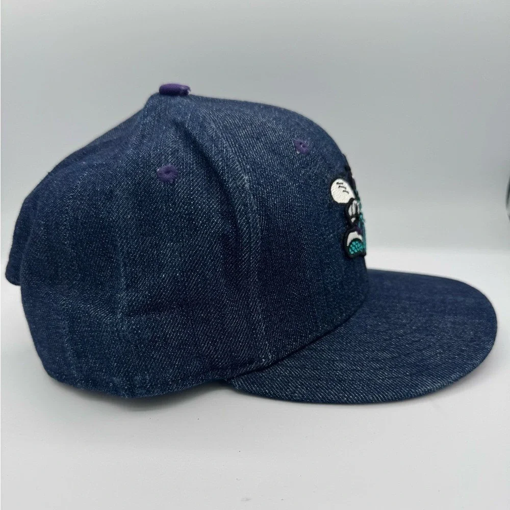 Vintage‎ New Era Charlotte Hornets 9FIFTY SnapBack Cap NBA Hardwood Classics GUC